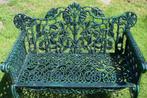 Banc de jardin en fonte patinée, Jardin & Terrasse, Ensembles de jardin, Enlèvement, Utilisé, Autres matériaux