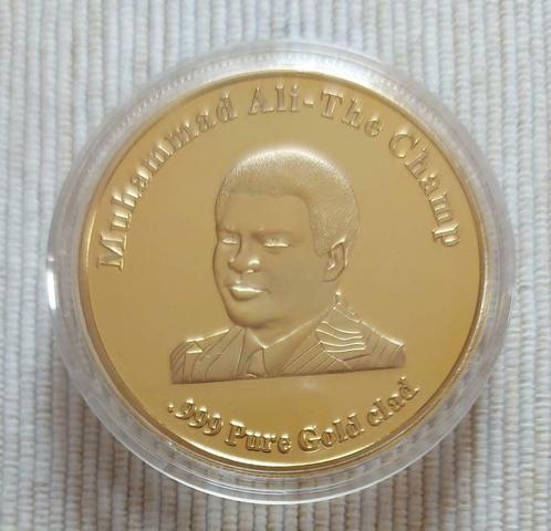 UK 2015 Muhammad Ali - Ltd Edition Gold Plated Coin - NEW, Timbres & Monnaies, Métaux nobles & Lingots, Envoi