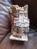 §Lampe en ecorse de liège socle pierre, Ophalen of Verzenden