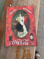 Plaque coca cola, Utilisé, Panneau publicitaire
