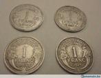 4 pièces de 1 franc morlon 1944,1947,1948 et 1949 TTB France, Timbres & Monnaies, Monnaies | Europe | Monnaies euro, 5 euros, Enlèvement ou Envoi