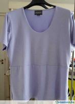 top met korte mouwen lycra lila licht mauve parma t-shirt 42, Nieuw