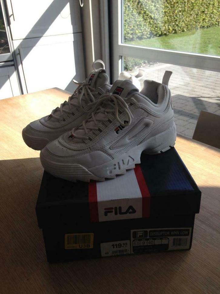 Knappe sportschoenen Fila maat 40 (eerder 39), Kleding | Dames, Schoenen, Gedragen, Sportschoenen, Wit, Ophalen of Verzenden