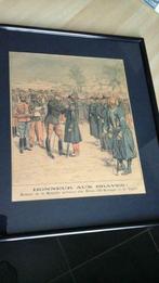 kader "de voorpagina van het krantje van 4/7/1897" H: 46x41, Huis en Inrichting, Woonaccessoires | Lijsten, Minder dan 50 cm, Ophalen of Verzenden