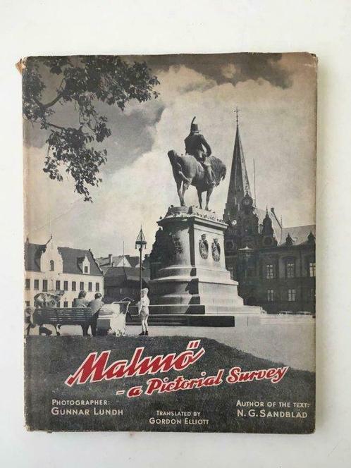 Malmö - A Pictorial Survey - N.G. Sandblad - G. Lundh, Livres, Guides touristiques, Utilisé