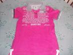 Gaastra roze pol t-shirt met opschriften 152, Enfants & Bébés, Vêtements enfant | Taille 152, Chemise ou À manches longues, Utilisé