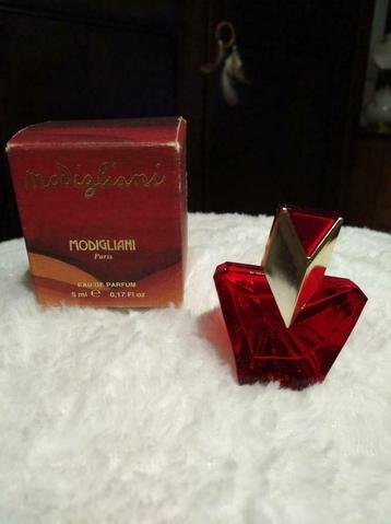Vintage Miniature Modigliani Eau de parfum 1996 pleine, Enlèvement ou Envoi, Comme neuf, Miniature