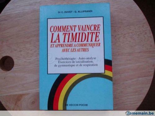 Comment vaincre la timidité, Dr. C. Duvet, Livres, Psychologie, Utilisé