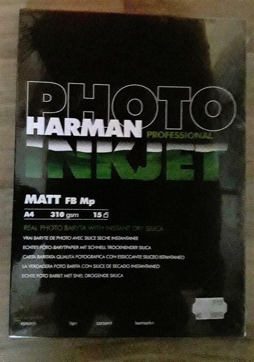 Papier photo Harman matt 310gsm A4 15 feuilles sous blister, TV, Hi-fi & Vidéo, Photo | Papier photo, Neuf, Enlèvement
