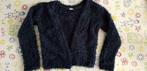 Donkerblauwe fluffy vest 110-116, Ophalen of Verzenden, Gebruikt, Meisje, Trui of Vest