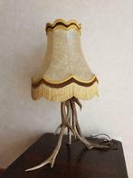 Tafellamp hertengewei, Gebruikt, Ophalen, 75 cm of meer