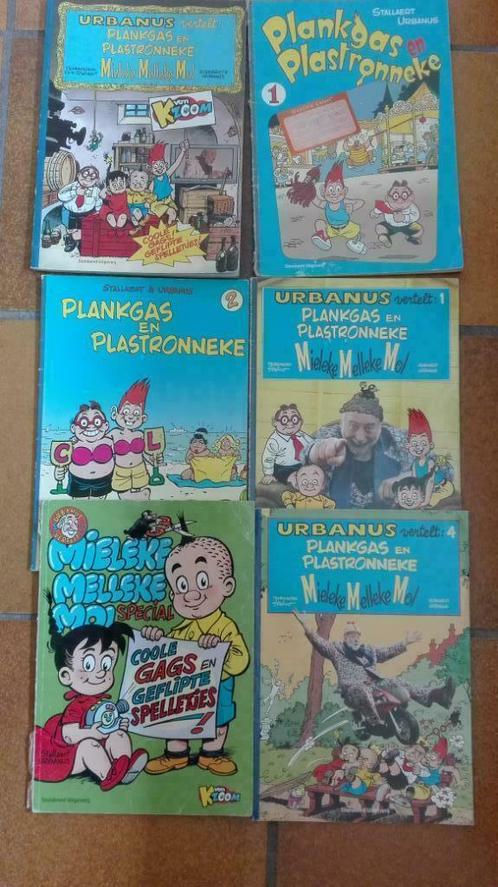 nr51)6 strips van Plankgas & plastronneke, Boeken, Stripverhalen, Gelezen, Meerdere stripboeken, Ophalen of Verzenden