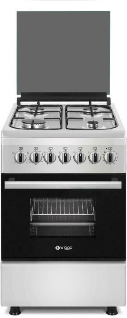 Nouvelles cuisinières à gaz et four électrique INOX 50 cm, Electroménager, Cuisinières, Neuf, Autoportant, 4 zones de cuisson