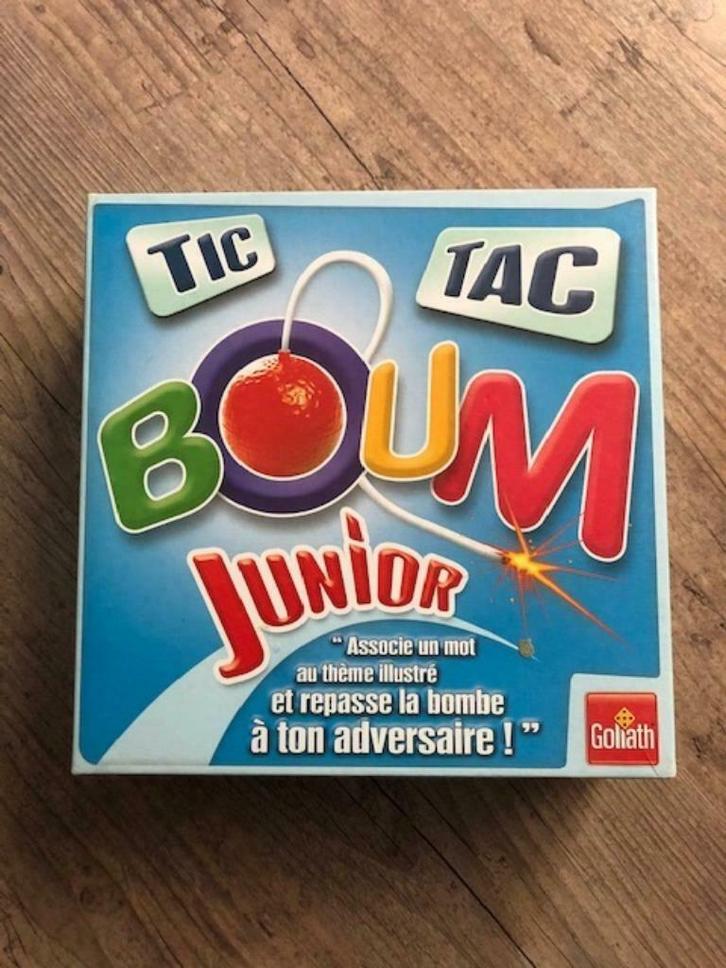 Tic Tac Boom junior Goliath 6 jaar +, Hobby en Vrije tijd, Gezelschapsspellen | Overige, Gebruikt