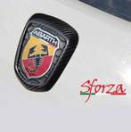 Contour en carbone d’emblème arrière Sforza pour Abarth 500, Auto-onderdelen, Nieuw, Ophalen of Verzenden, Achter, Overige automerken