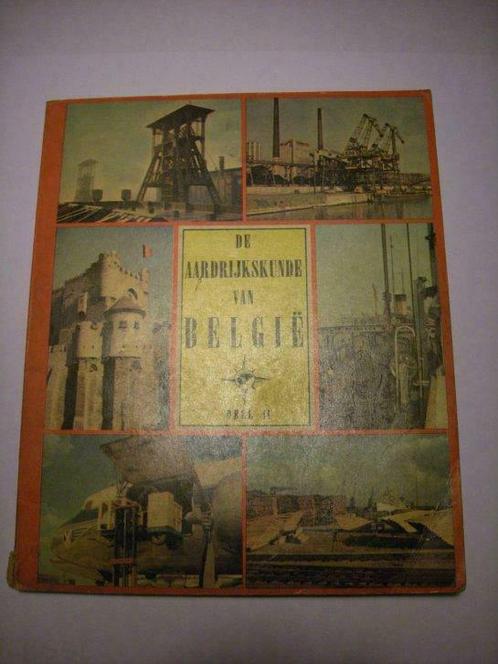 Lombard Chromoboek De Aardrijkskunde van België deel I en II, Antiek en Kunst, Antiek | Boeken en Manuscripten, Ophalen of Verzenden