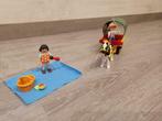 Playmobil huifkar met picknick, Comme neuf, Enlèvement ou Envoi, Playmobil en vrac