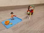 Playmobil huifkar met picknick, Ophalen of Verzenden, Zo goed als nieuw, Los Playmobil