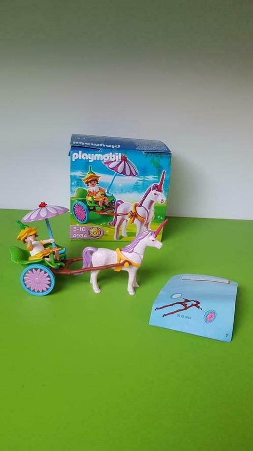 Playmobil 4934 elfje met eenhoornkoets, Kinderen en Baby's, Speelgoed | Playmobil, Zo goed als nieuw, Ophalen of Verzenden