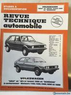 Revue techn auto Volkswagen Golf -Jetta avant 1984 -Scirocco, Ophalen of Verzenden