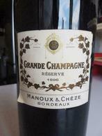 GRANDE CHAMPAGNE - COGNAC - 1896 - RARE - MANOUX et CHEZE -, Collections, France, Champagne, Enlèvement ou Envoi, Neuf