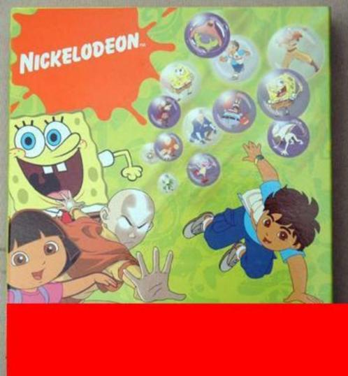 Delhaize Nickelodeon knikker x 13 + opbergdoos, Collections, Jouets, Neuf, Envoi