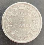 Belgium 1930 - 5 Fr/1 Belga FR/Albert I/Morin 382b - Pr/FDC, Envoi, Monnaie en vrac