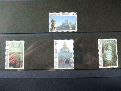 4 timbres - Solidarité - Serres Royales de Laeken 1989, Timbres & Monnaies, Timbres | Europe | Belgique, Non oblitéré, Enlèvement ou Envoi