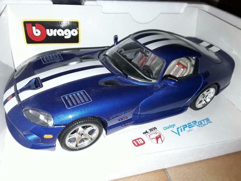 Dodge Viper Coupe 1/18 Burago, Maisto, Solido, .., Hobby en Vrije tijd, Modelauto's | 1:18, Nieuw, Auto, Burago, Ophalen of Verzenden