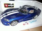 Dodge Viper Coupe 1/18 Burago, Maisto, Solido, .., Ophalen of Verzenden, Nieuw, Auto, Burago