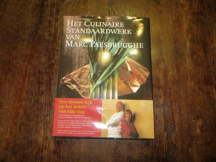 HET CULINAIRE STANDAARD VAN MARC PAESBRUGGHE  UIT 1996, Boeken, Kookboeken, Nieuw, Voorgerechten en Soepen, Hoofdgerechten, Taart, Gebak en Desserts