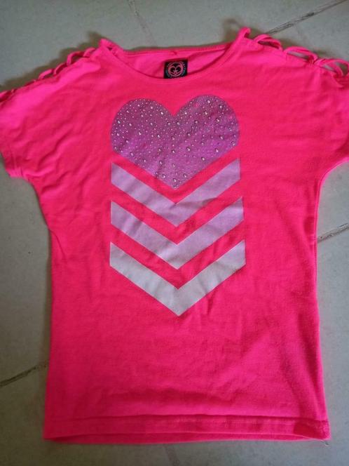 T-shirt, roze, Coolcat, maat 146-152, Kinderen en Baby's, Kinderkleding | Maat 146, Gebruikt, Meisje, Shirt of Longsleeve, Ophalen of Verzenden