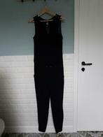 Zwarte jumpsuit met kanten bovenkant maat small