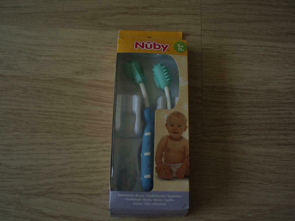 Schuur voor Klacht ② Nûby tandenborstel 2 stuks NIEUW — Babyvoeding en Toebehoren — 2dehands
