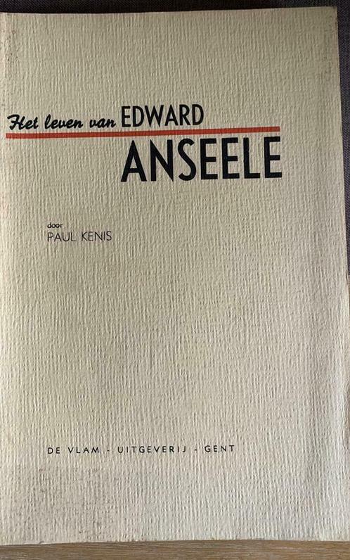 Het leven van Edward Anseele - 1930, Boeken, Biografieën, Gelezen, Ophalen of Verzenden