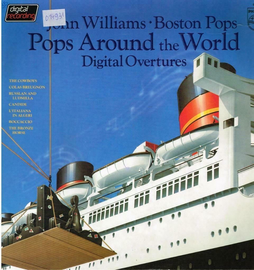 lp    /    John Williams  , Boston Pops* – Pops Around The W, Cd's en Dvd's, Vinyl | Overige Vinyl, Overige formaten, Ophalen of Verzenden