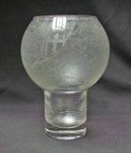 Vintage VAAS "frosted" glas., Antiek en Kunst, Antiek | Glaswerk en Kristal, Ophalen of Verzenden
