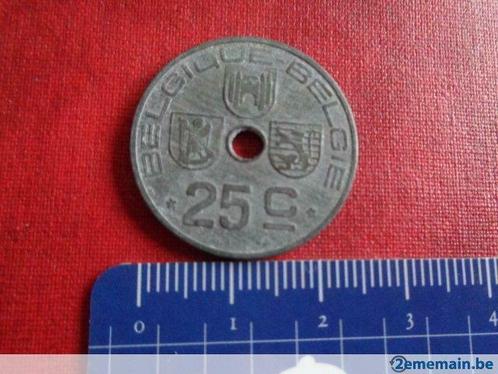 Pièces de monnaies. "BELGIQUE" Léopold III. 25 centimes., Postzegels en Munten, Munten | Europa | Euromunten, België, Ophalen of Verzenden