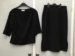 Zwarte ensemble top en rok merk Kaliko, Kleding | Dames, Ophalen of Verzenden, Zo goed als nieuw, Zwart