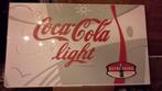 Oude Coca-Cola Light Plate Dubbelzijdig 1995, Antiek en Kunst, Ophalen of Verzenden