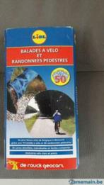 Balades à vélo et randonnées pédestres 50 cartes, Guide de balades à vélo ou à pied, Utilisé, Enlèvement ou Envoi, Benelux