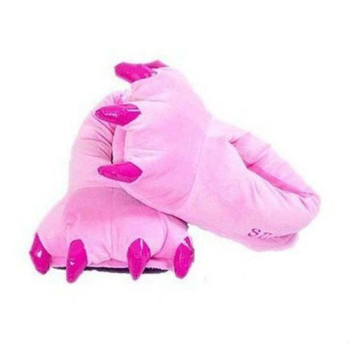 nieuwe  roze pantoffels met klauwen/antislipzool, Kinderen en Baby's, Carnavalskleding en Verkleedspullen, Nieuw, Meisje, 110 t/m 116