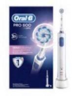 Oral-B Pro 600 wit ultrathin elektrische tandenborstel, Handtassen en Accessoires, Uiterlijk | Mondverzorging, Nieuw, Tandenborstel