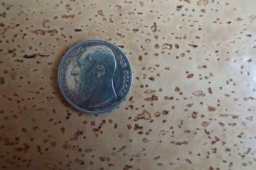 Munten : Koning Leopold II - 1 Frank (20ste eeuw), Postzegels en Munten, Munten | België, Losse munt, Zilver, Zilver, Ophalen of Verzenden