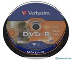 10 DVD Verbatim - (compatible Wii), Computers en Software, Beschrijfbare discs, Nieuw, Ophalen of Verzenden