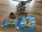 Lego City 3658 Politie helikopter, Ensemble complet, Lego, Utilisé, Enlèvement ou Envoi