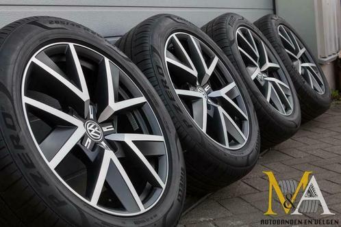 20 inch originele VW Touareg III velgen + zomerbanden, Auto-onderdelen, Banden en Velgen, Banden en Velgen, Zomerbanden, 20 inch