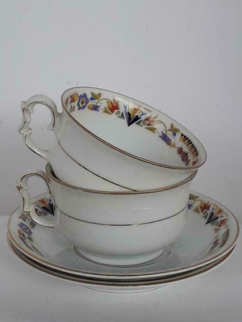 Koffietassen (2) Porselein - KPM Germany, Huis en Inrichting, Keuken | Servies, Zo goed als nieuw, Kop(pen) en/of Schotel(s), Overige stijlen