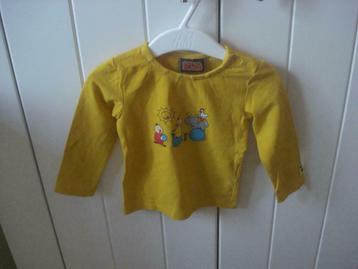 tshirt jaune Bumba (Studio 100, JBC)3 mois, Enlèvement ou Envoi, JBC, Utilisé, Chemisette ou Manches longues