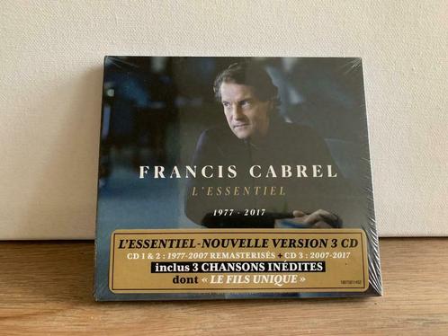 Francis Cabrel - L'Essentiel 1977-2017 Coffret, CD & DVD, CD | Musique du monde, Coffret